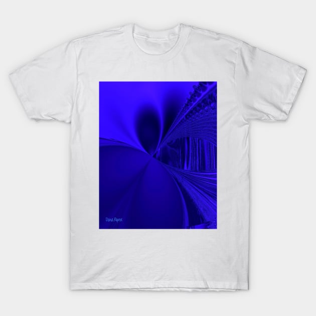 Cobalt Tapestry T-Shirt by DANAROPER